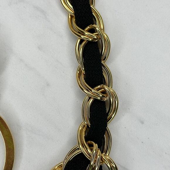 St. John Chunky Gold Tone Chain Belt XS/Small (XS/S) ✨ main image 4